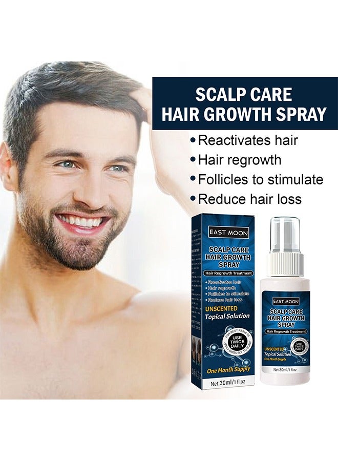 Scalp Care Hair Growth Spray-Ultra Hair Growth Formula Serum Spray, Grow Thicker Hair In 8 Weeks-30ML