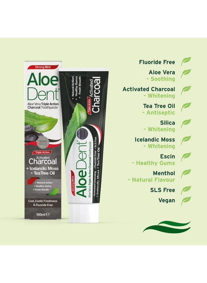 Aloedent Activated Charcoal Toothpaste