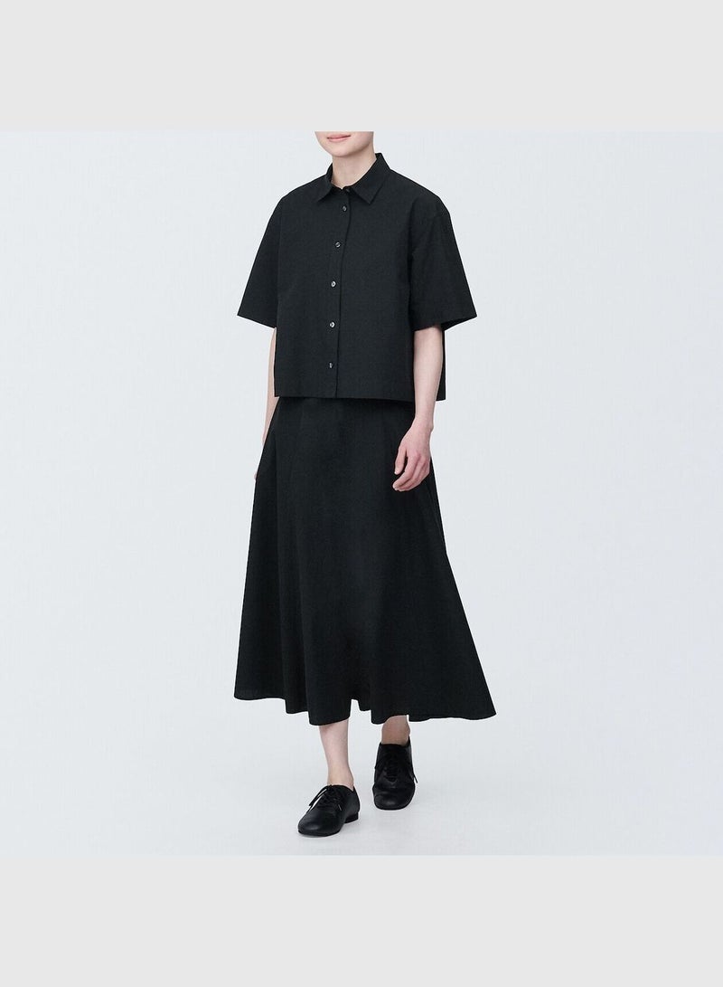 Cool Touch Broadcloth Flare Skirt