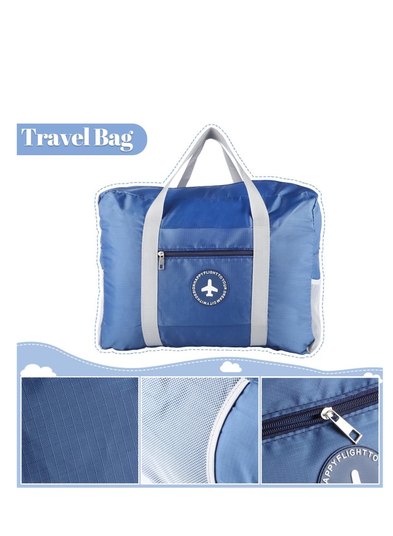 for Airlines Cabin Bag, Small Underseat Cabin Bag, Foldable Travel Duffel Bag, Waterproof Hand Luggage Bag, Lightweight Carry on Bag Holdall Bag (45x33x14cm)