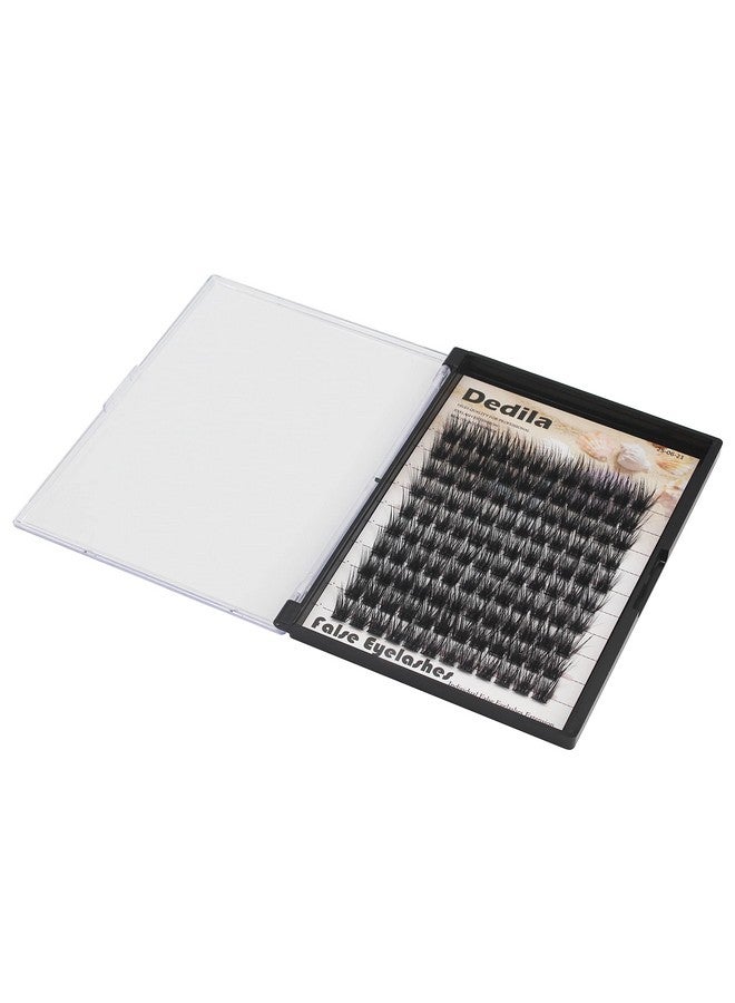 120 Clusters Individual False Eyelashes Wide Stem D Curl Handmade Dramatic Black Soft And Light 5D Volume Eye Lashes Extensions Thick Base Women Girls Beauty Tools (14Mm)