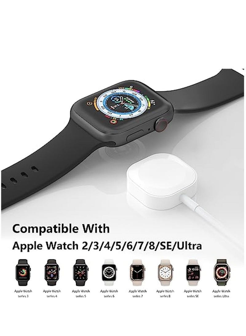Watch Charger Compatible with Apple Watch Charger, Upgraded Magnetic Fast Charging Cable for iWatch Series 8 7 6 SE SE2 5 4 3 2 1 / 45mm 44mm 42mm 41mm 40mm 38mm (3.3FT)