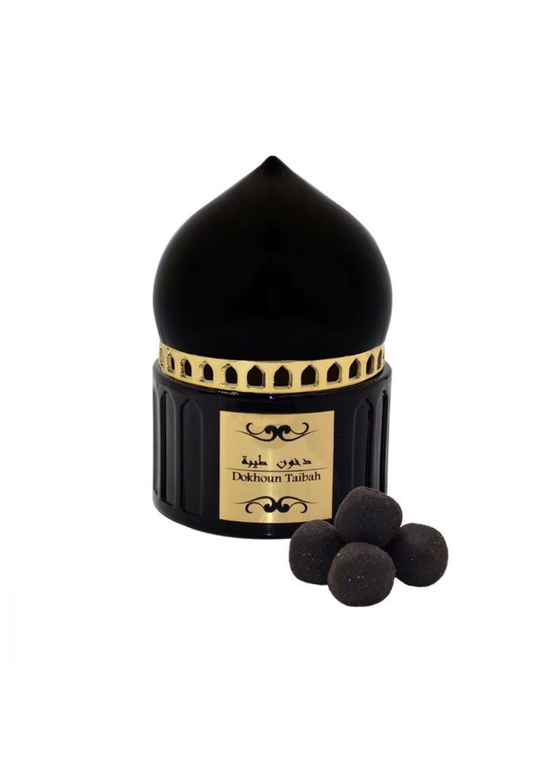 Dokhoun Taibah Oud Bakhoor by Hunaidi Perfumes 100gm-Authentic Arabic Bukhoor Incense-Long Lasting Smoke-Free Aroma Refreshing Beauty of Nature