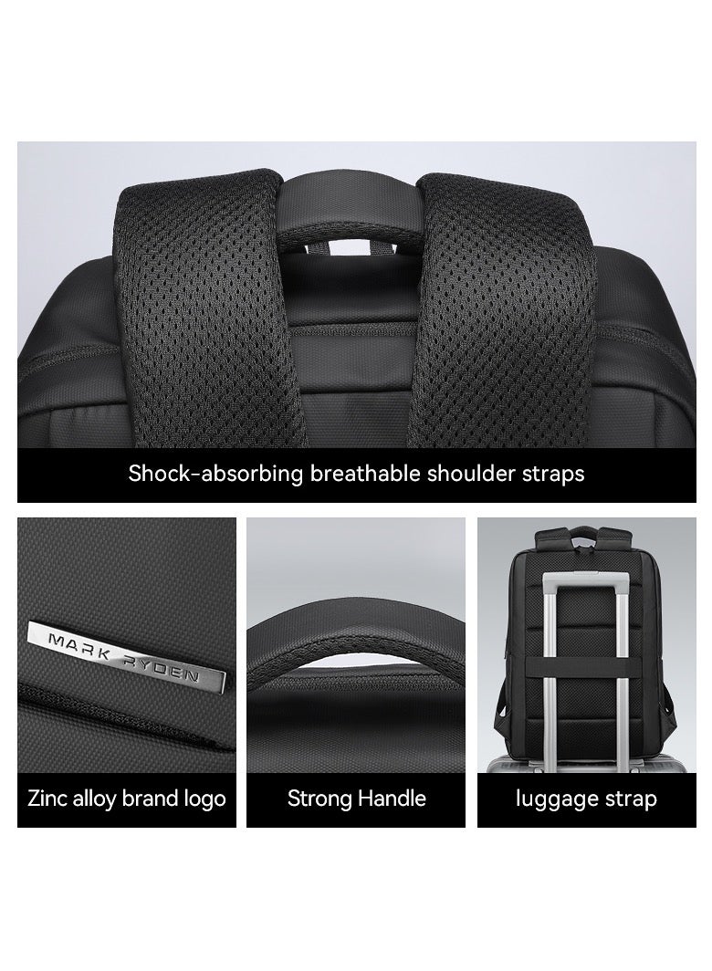 MARK RYDEN 2900 Slim, Lightweight, Business, Travel Water-Repellent Backpack