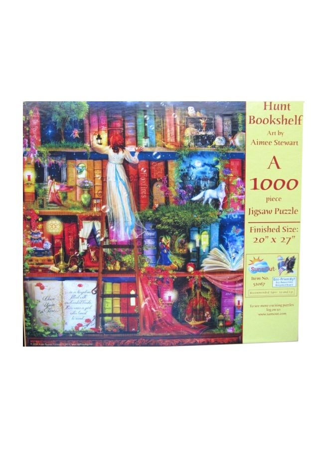 1000-Piece Treasure Hunt Bookshelf Jigsaw Puzzle 51067