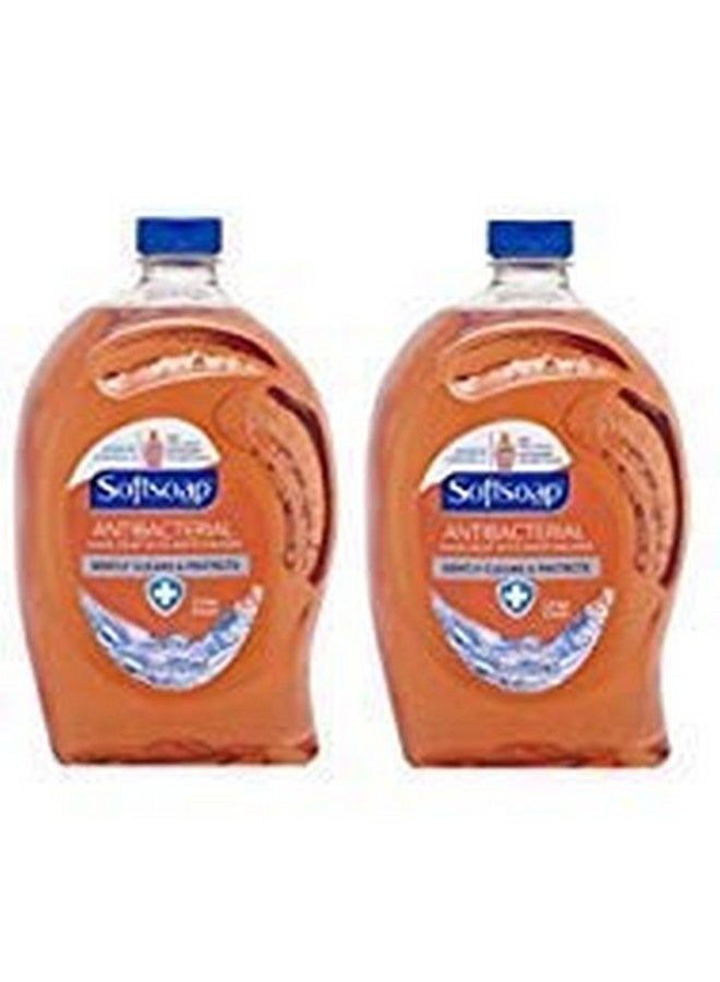 Antibacterial Hand Soap With Moisturizers Refill Crisp Clean 56 Fl Oz (2 Pack)