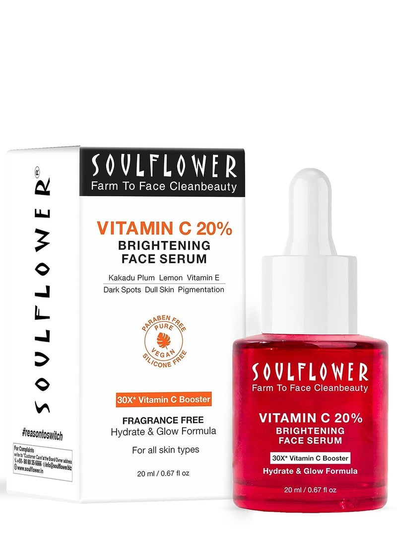 Soulflower 20% Vitamin C Serum for Glowing Skin
