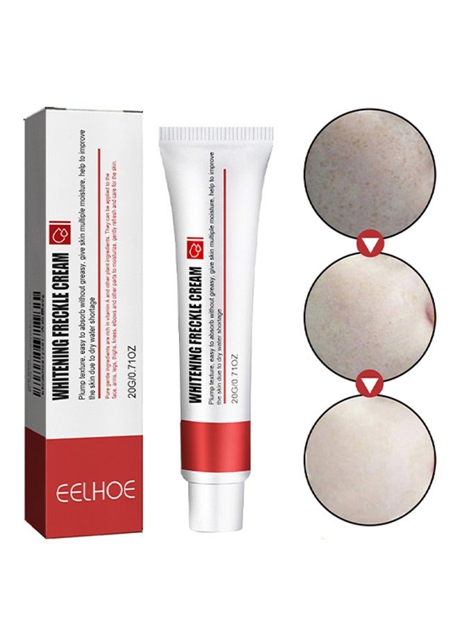 Whitening Freckle Cream,Dark Spot Corrector Remover Cream Whitening Moisturizing Brighten Complexion Improving Skin Barrier 20g