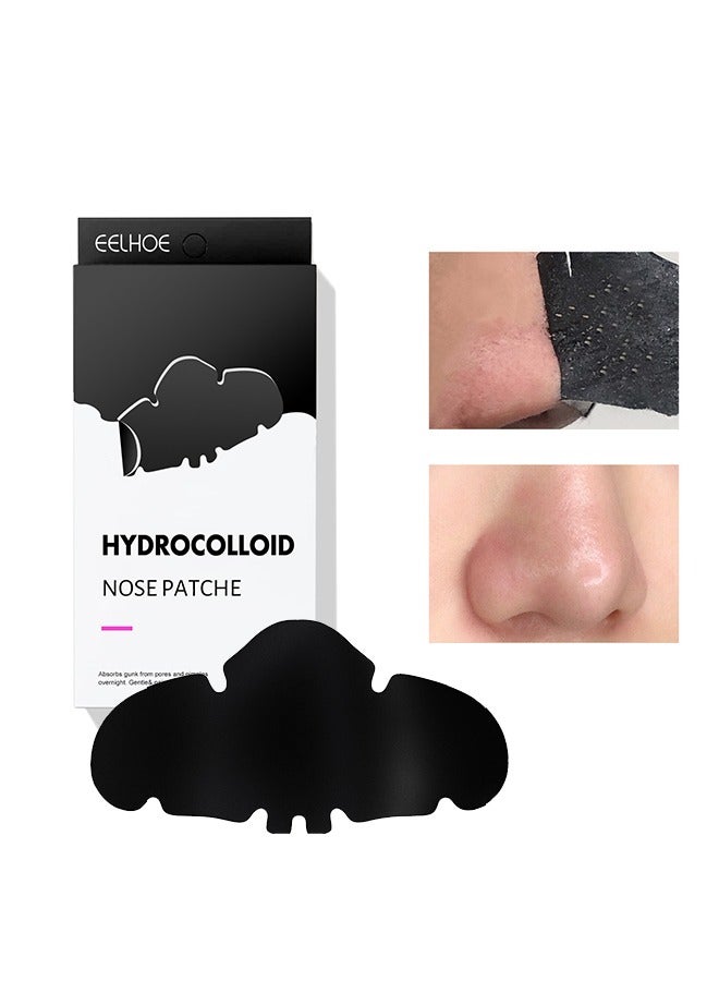 Hydrocolloid nose patche,Remove nose blackheads and pimples, clean and shrink pores with nose patches(10 PCS)