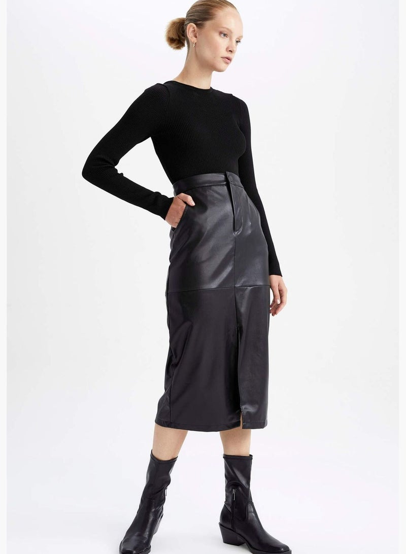 Woman Pencil Skirt Knitted Skirt