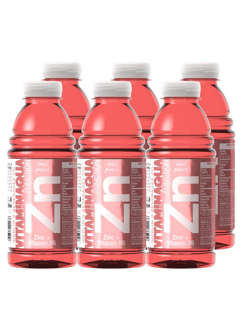 Function Zn Fruit Punch - 6x600ml