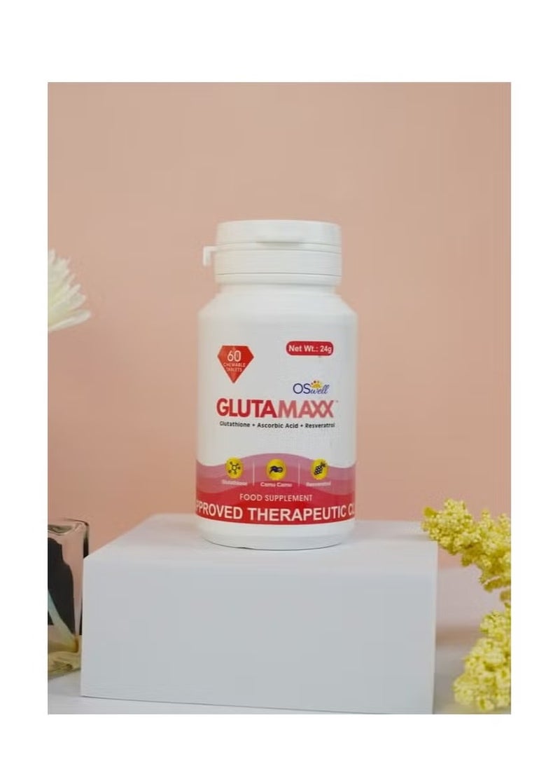 Gluta Maxx 60 Chewable Tablets with FREEBIES