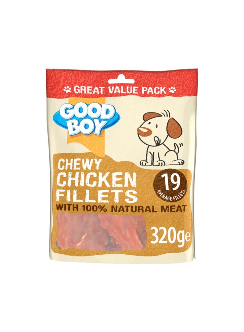 Goodboy Chewy Chicken Fillets Value Pack 320G pack of 2
