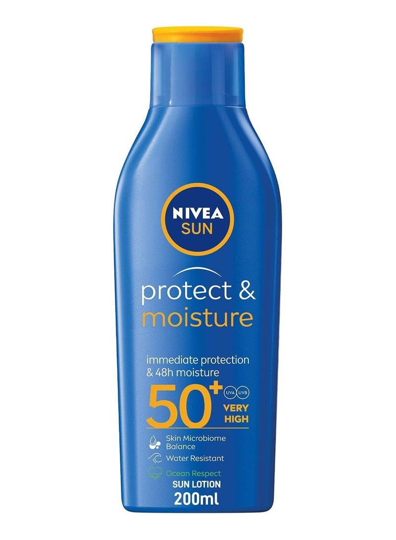 Protect And Moisture Sun Lotion With SPF 50+ 200ml