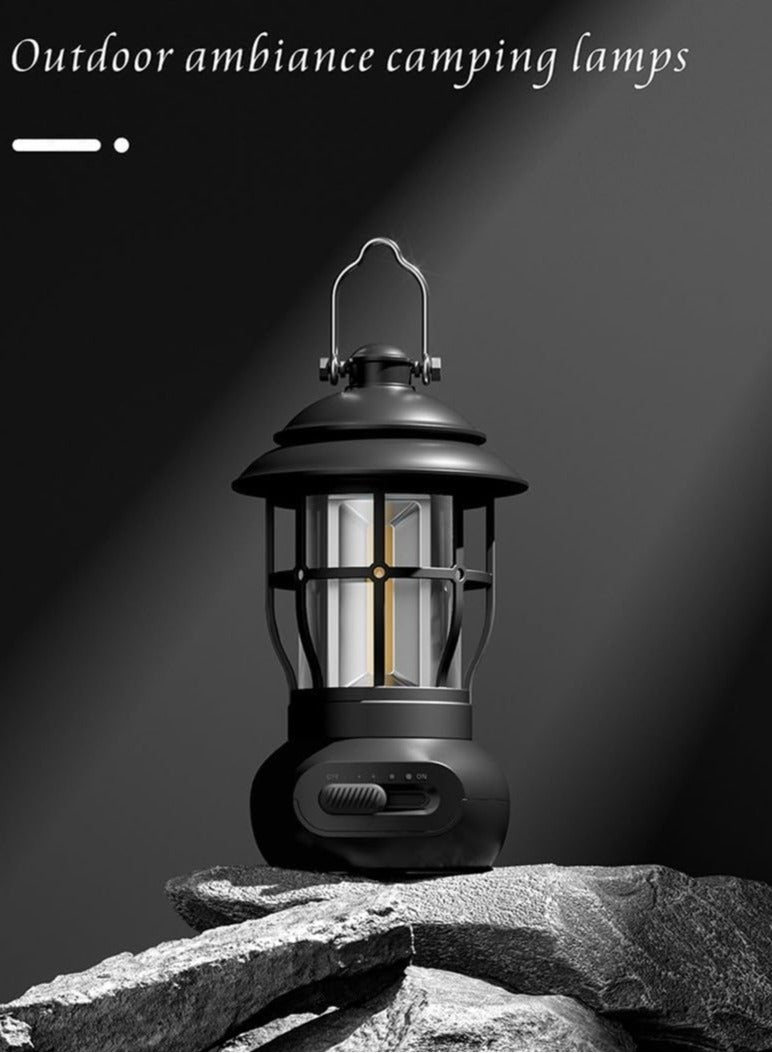 LED Camping Lantern, Rechargeable & Portable Tent Light, Electric Lantern Flashlight for Camping/Hiking/Fishing/Hurricane