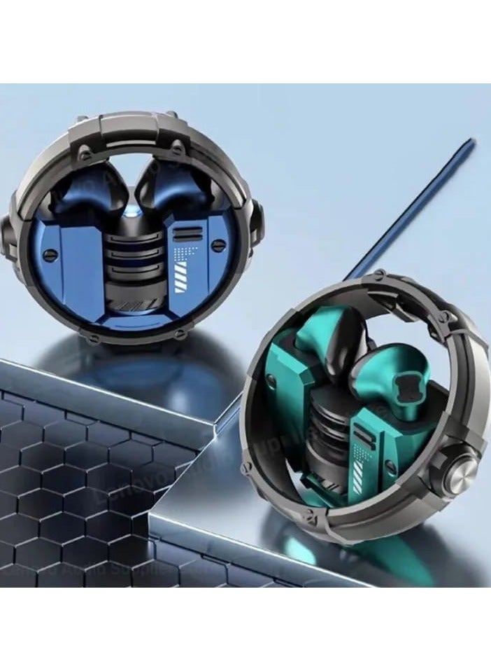 Wireless Gaming Earphones  XKT10 Navy Blue Gamer Headset Waterproof TWS Noise Reduction With Microphone Sports Earbud