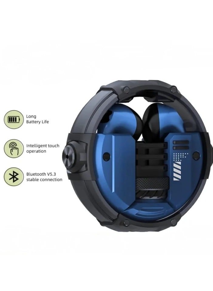 Wireless Gaming Earphones  XKT10 Navy Blue Gamer Headset Waterproof TWS Noise Reduction With Microphone Sports Earbud