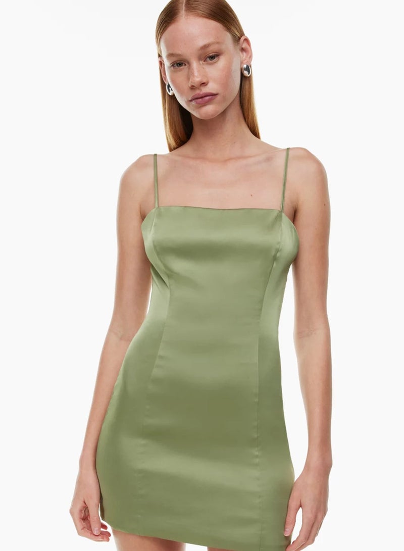 Celestial olive green Dress