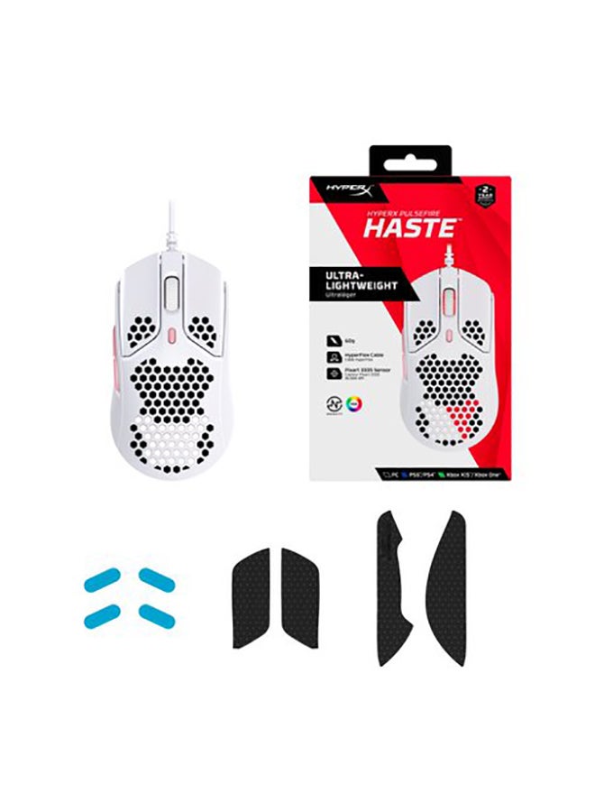 Pulsefire Haste Gaming USB Mouse Ultra Lightweight, Hex Design, Honeycomb Shell, Hyperflex Cable, Up to 16000 DPI, 6 Programmable Buttons
