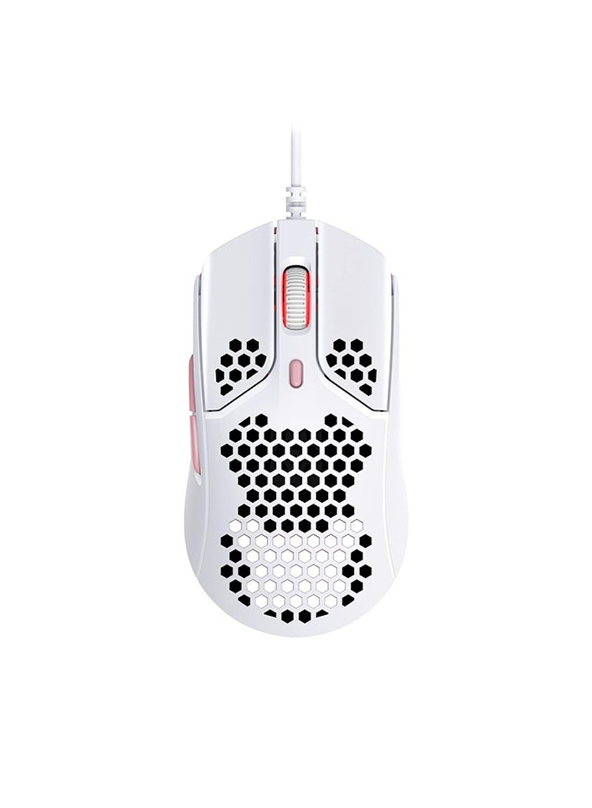 HyperX Pulsefire Haste Gaming USB Mouse Ultra Lightweight, Hex Design, Honeycomb Shell, Hyperflex Cable, Up to 16000 DPI, 6 Programmable Buttons