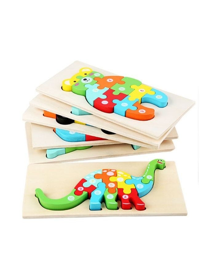 4 Pack Wooden Kids Puzzles For Kids Montessori Toys Toddler Puzzles Toddler Toys