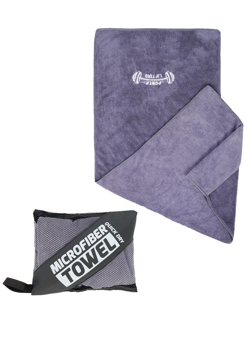 Qiccijoo Camping Towel Quick Dry Travel Towel & Sport Towel Microfiber Towels Super Absorbent Sweat Towels Gym Towels Yoga Towel Must for Camping and Fitness