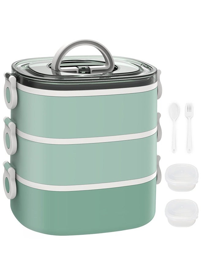Lunch Box, Stackable 3 Layers Containers