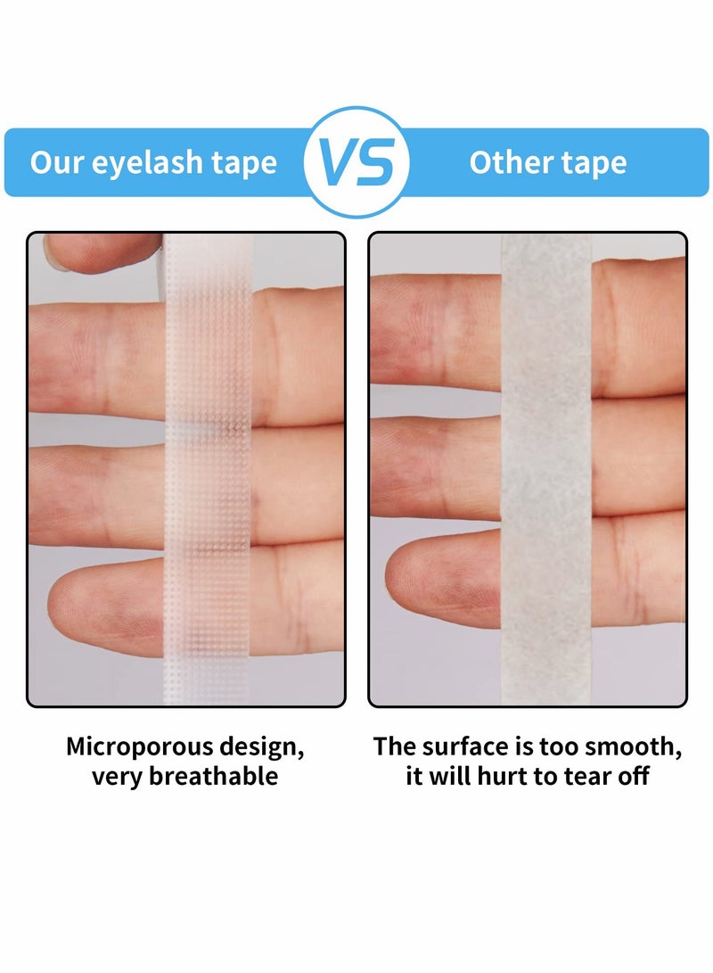 Lash Tape Adhesive Eyelash Tape, Eyelash Extension Tape, Breathable Eyelash Extension Tape, Adhesive Fabric Tape For for Eyelash Extension Supply 6 Rolls