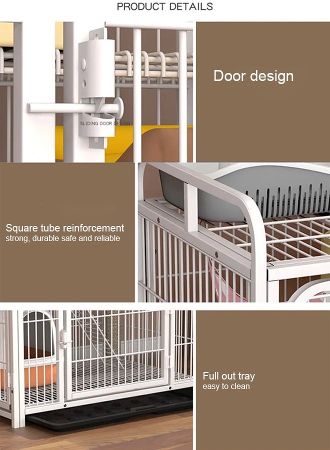 Durable Metal Pet Cage with Door