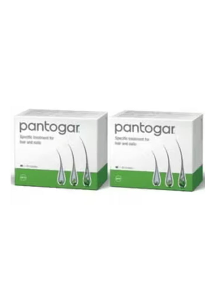 Pantogar Made in Germany - Specific Treatment for Hair and Nails (2 Boxes - 180 Capsules)