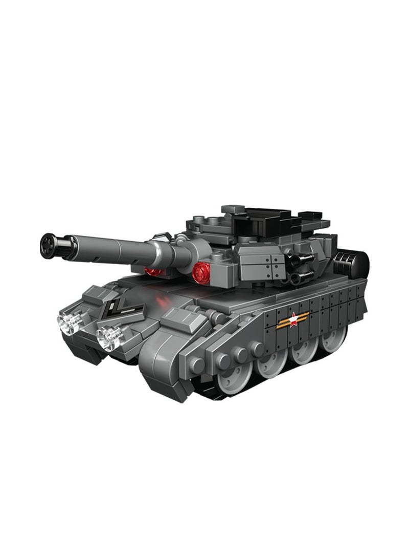 Military Building Blocks Set Toy - T90 - Main Battle Tank, 268pcs ABS Blocks for Boys and Girls Kids 6 Years and Up - Realistic Design, Sturdy Assembly, Flexible Joints - Ideal Birthday Gift