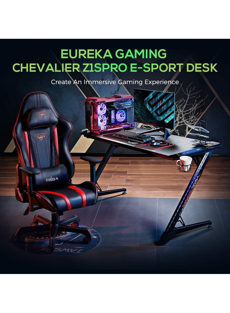Ergonomic Gaming Desk With RGB Lights