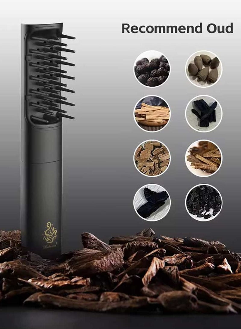 Upgraded Mini Comb Incense Bakhoor Burner Portable Electric Incense Burner with Lock Feature