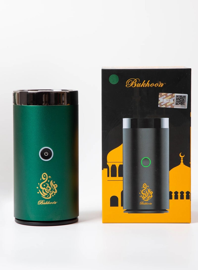 Bakhoor USB Incense Burner Electric Mabkhara Green for Car, Home and Office Fragrance