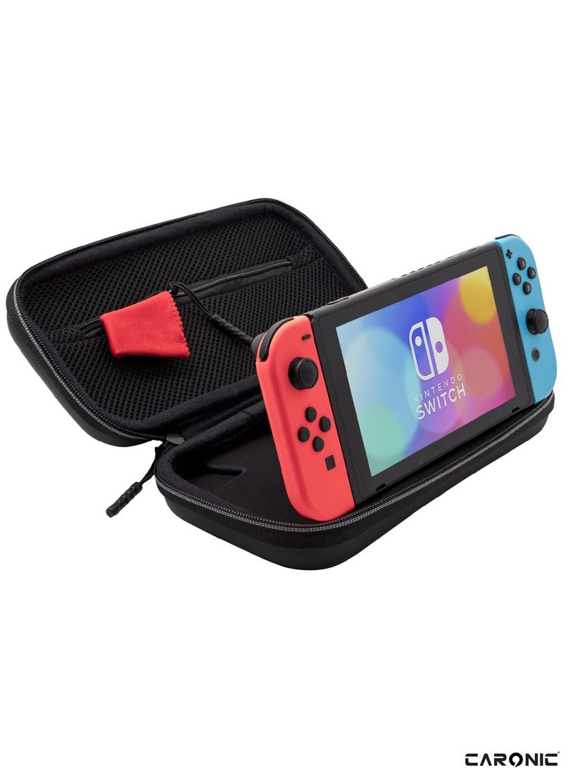 Switch Carrying Case Compatible With Nintendo Switch And Oled High Capacity Travel Console And Accessories