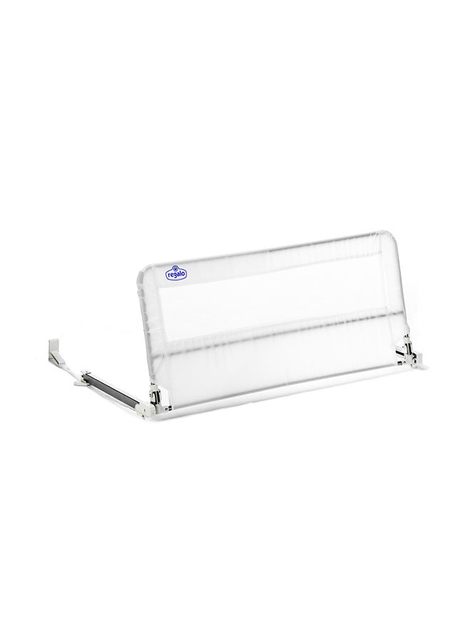 Hideaway 109cm Long 51cm High Bed Rail | Safety Guard for Kids | Foldable, Secure & Easy to Install | Reinforced Anchor System | Fits Twin, Full & Queen Beds | No Tools Needed