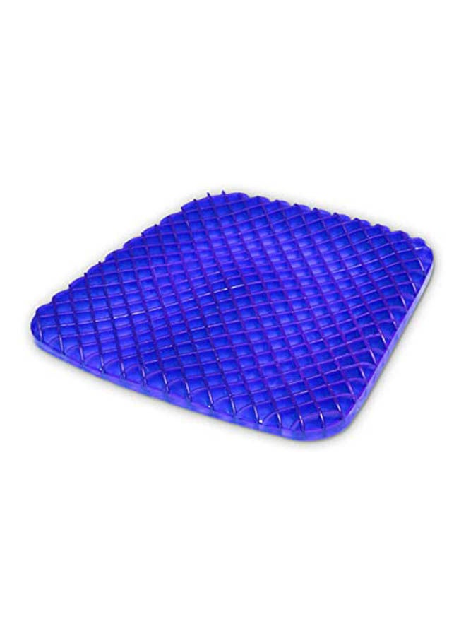 Gel Seat Cushion Comfort Honeycomb Egg Crate Design Gel Pad Combination Blue 238grams