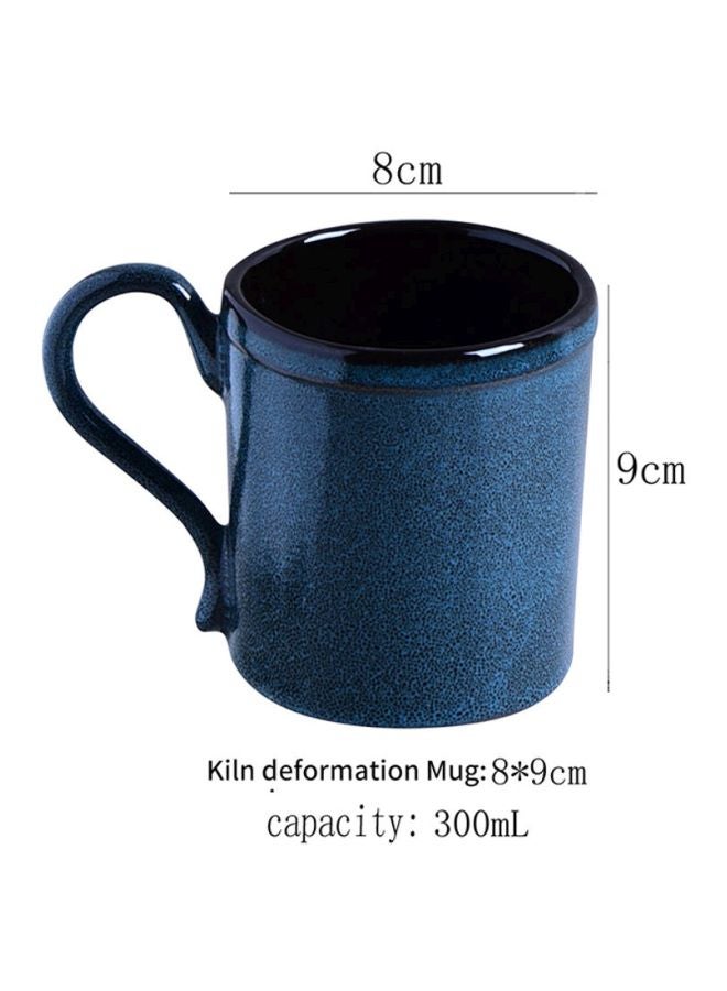 Kiln Deformation Coffee Mug Blue