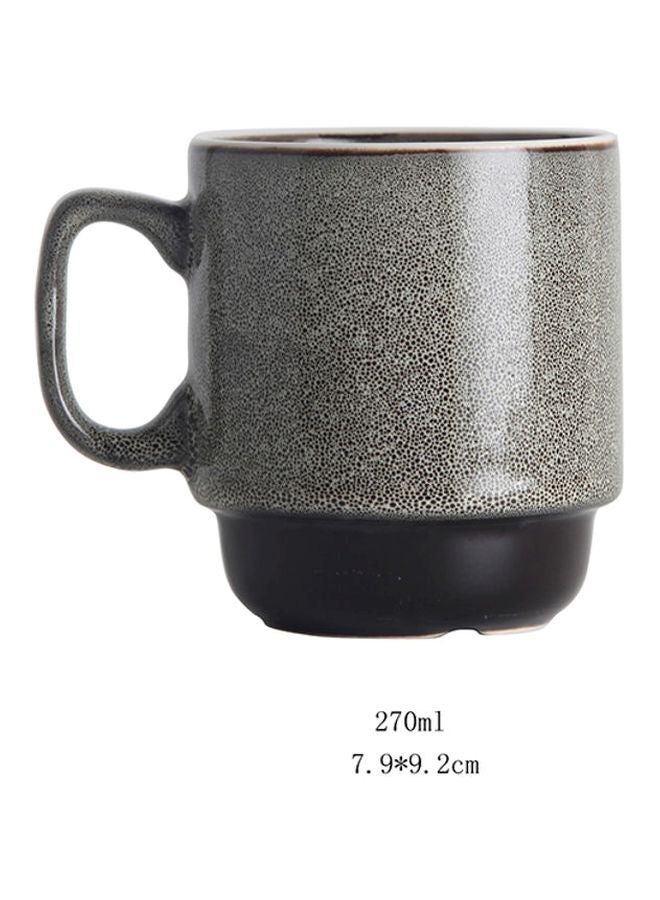 Kiln Coffee Mug Grey/Black