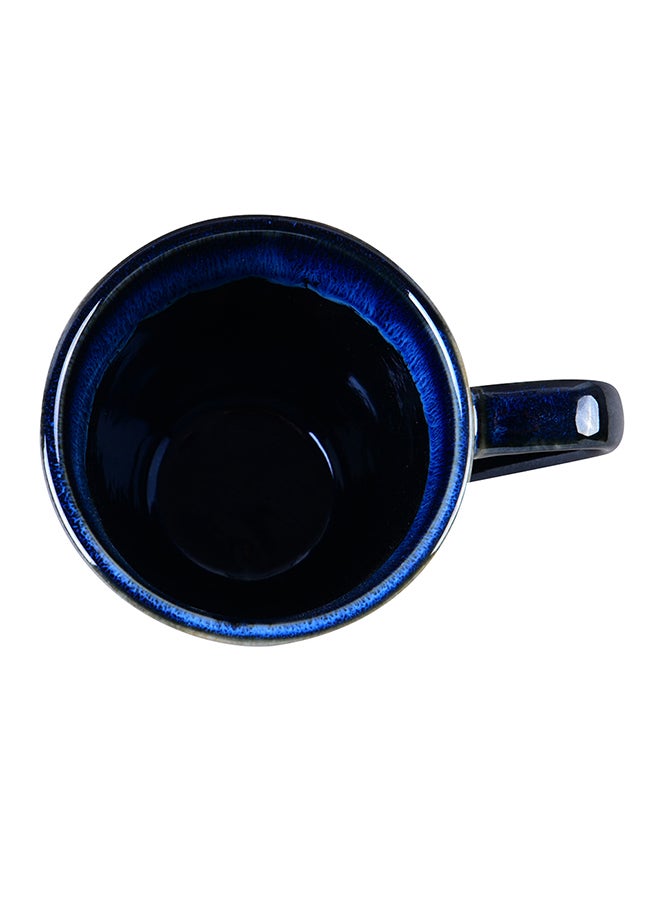 Kiln Glazed Coffee Mug Black/Blue