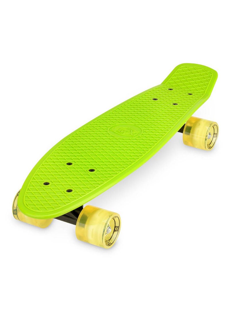 Xootz Pp Skateboard Led 22 Inch Green