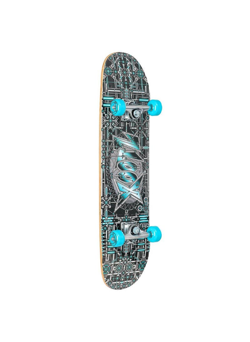 Xootz Doublekick Skateboard 31 Inch Industrial
