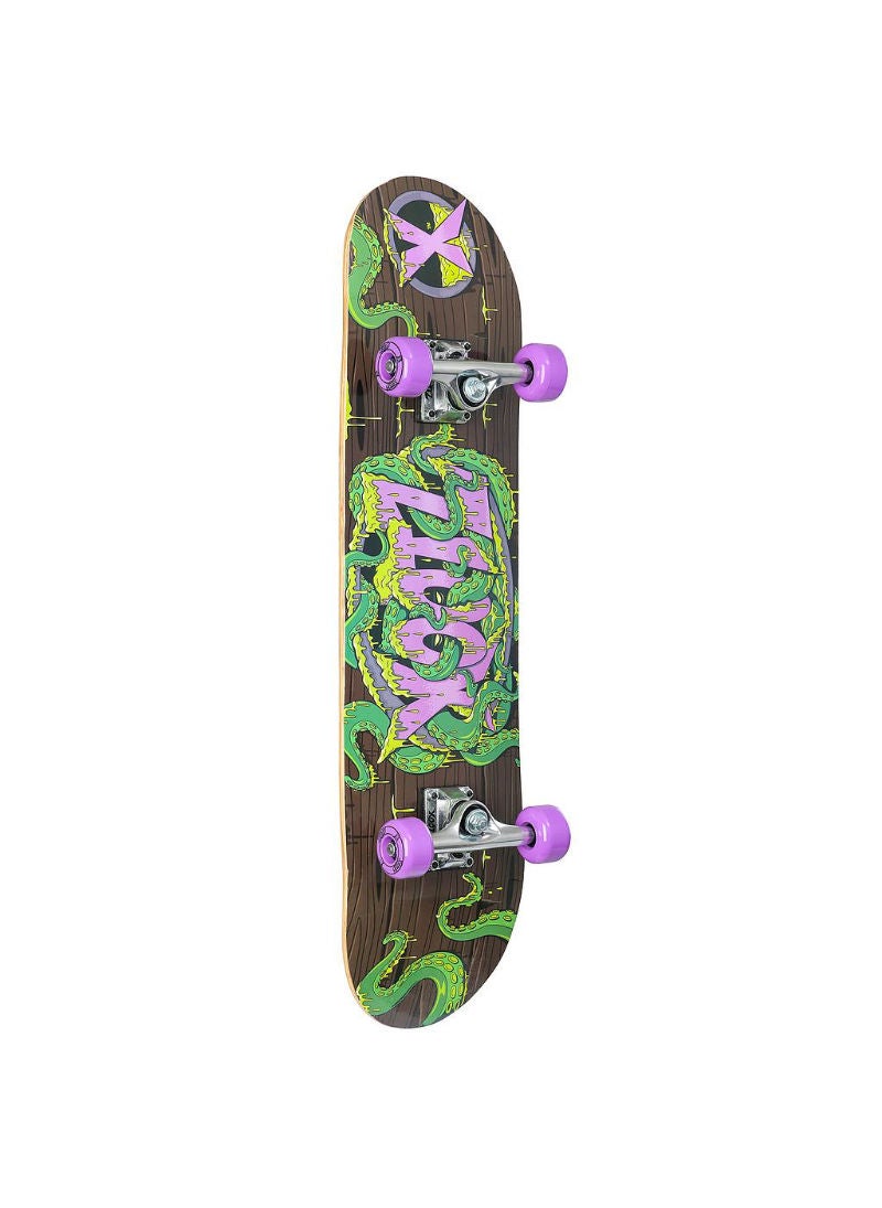 Xootz Doublekick Skateboard 31 Inch Tentacle