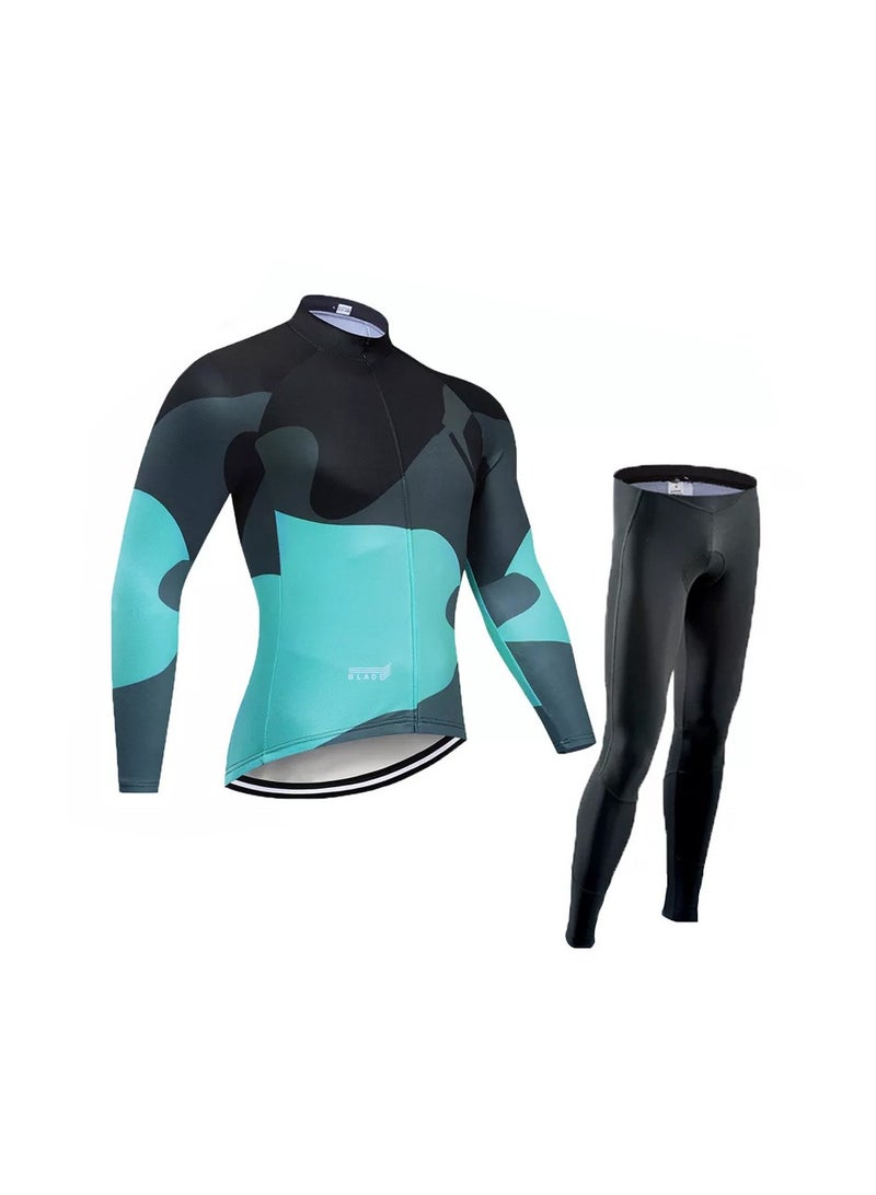 Summer Breathable Long Sleeved Quick Drying Cycling Suit