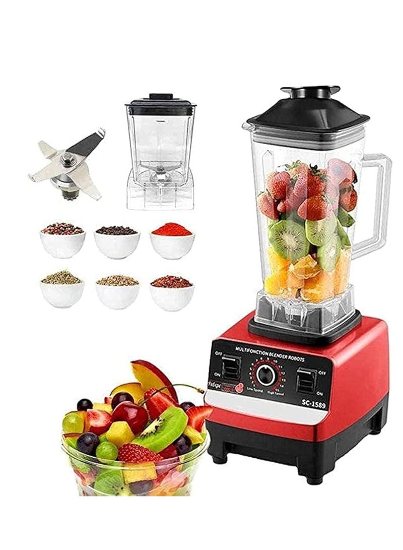 Silver Crest Heavy Duty Commercial Grade Blender With 2 Jars