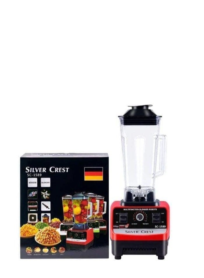 Silver Crest Heavy Duty Commercial Grade Blender With 2 Jars