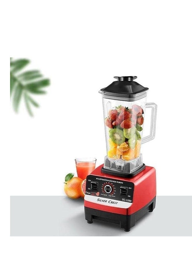 Silver Crest Heavy Duty Commercial Grade Blender With 2 Jars