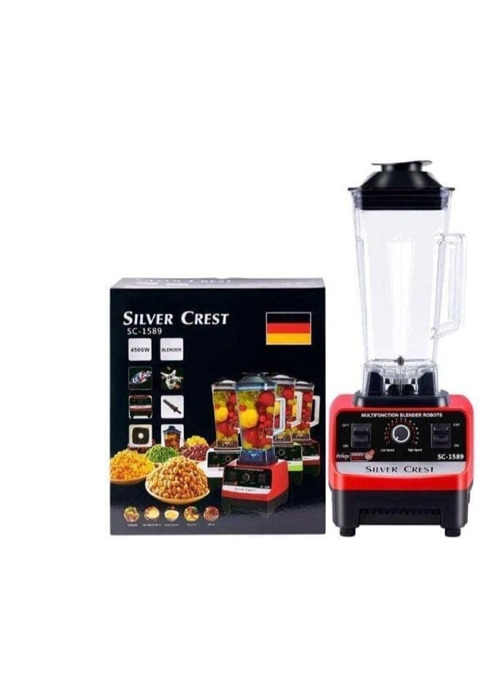 Silver Crest Blender for Vegetable, Fruits, Spices With 2 Jars Multicolour 4500w Heavy Duty