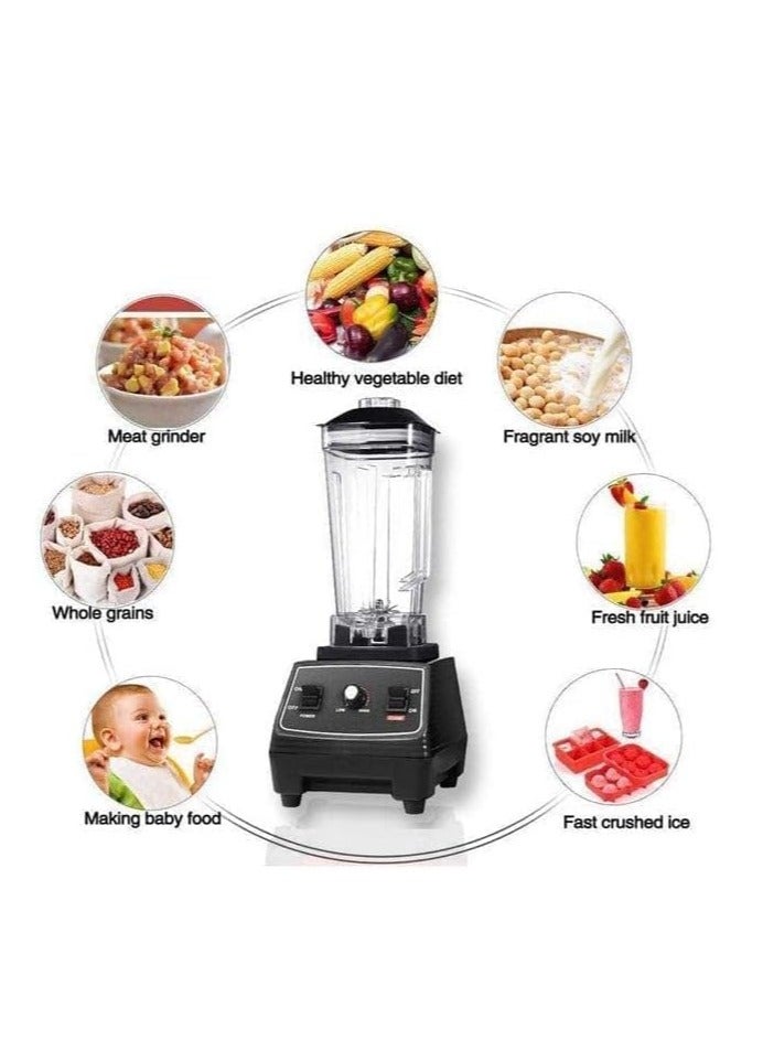 Juicer Blender 2 in 1 High Speed  Stainless Steel Blades Perfect for Smoothies Frozen Desserts Hot Soups and Nut Grinding