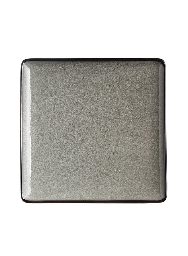 Square Kiln Dinner Plate Grey 10.5inch